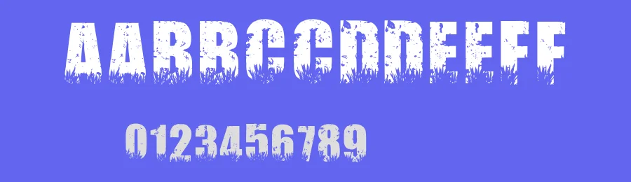 Gardien d'herbe by Cloutierfontes — Decorative Font — thumbnail 3