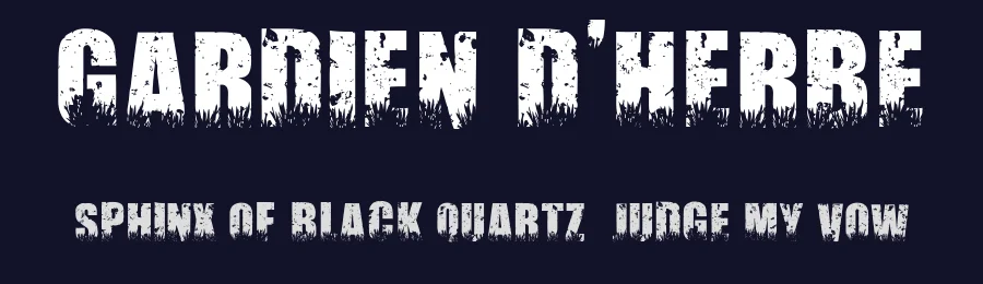 Gardien d'herbe by Cloutierfontes — Decorative Font — thumbnail 2