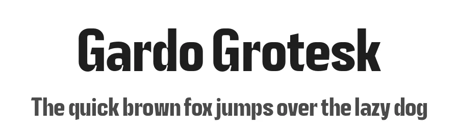 Gardo Grotesk by Ayca Atalay — Sans Serif Font