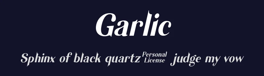 Garlic by Java Pep — Sans Serif Font — thumbnail 2