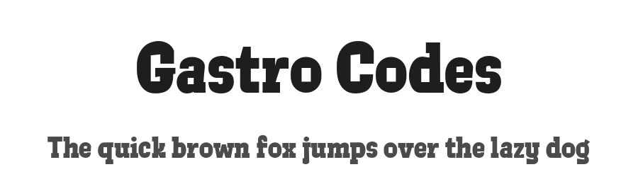 Gastro Codes