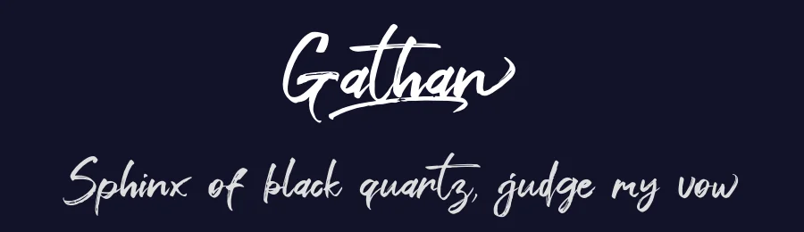 Gathan by Khurasan — Script Handwritten Font — thumbnail 2