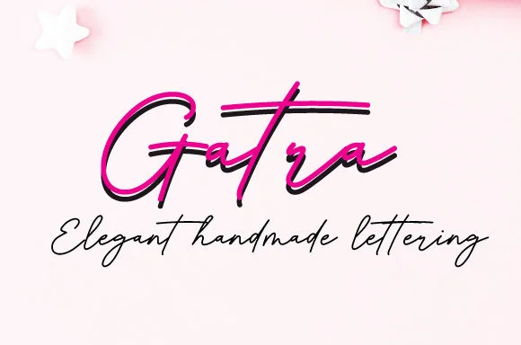Gatra Font by Dedi Art Studio — Script Handwritten Font