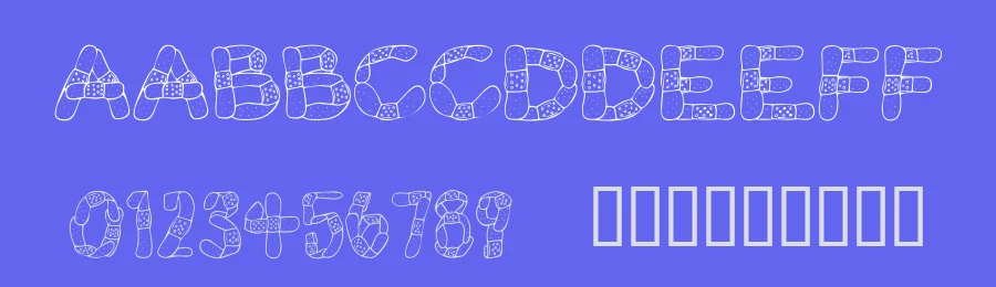Gauze Strips — Decorative Font — thumbnail 3