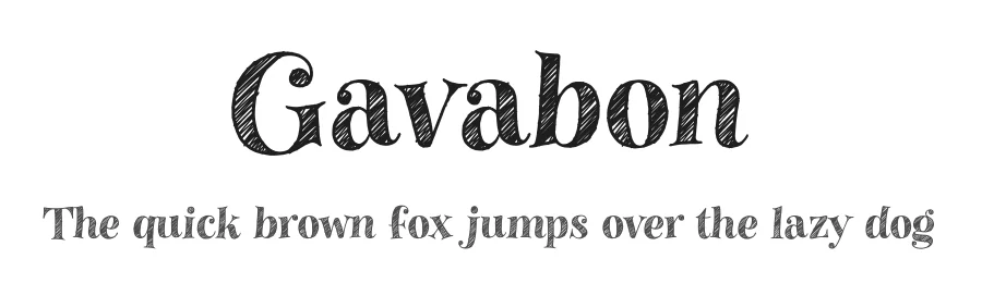 Gavabon by Youssef Habchi — Decorative Font