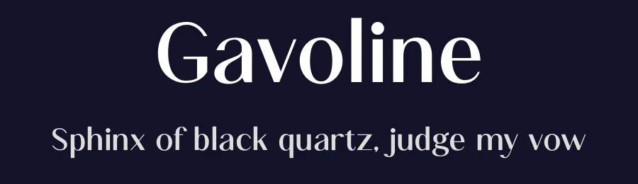 Gavoline by Font Kingdom — Sans Serif Font — thumbnail 2