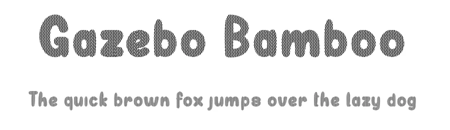 Gazebo Bamboo