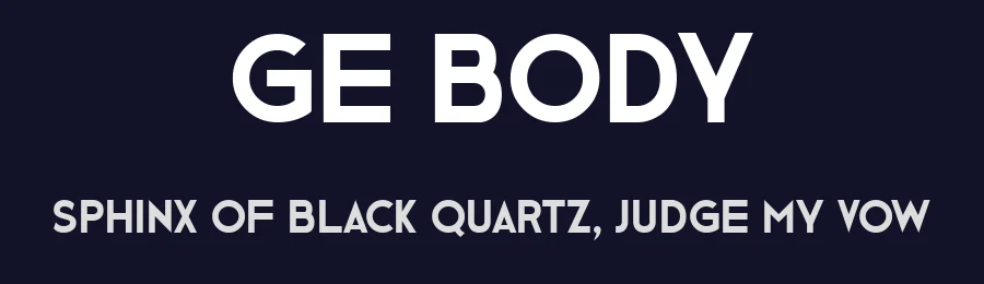 Ge Body by LJ Design Studios — Sans Serif Font — thumbnail 2