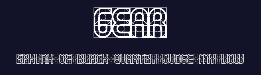 Gear by BRIDGEco — Decorative Font — thumbnail 2