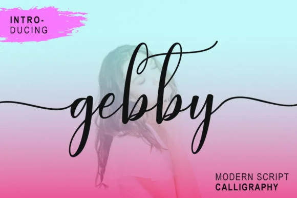 Gebby Font by masinong — Script Handwritten Font