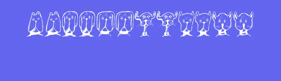 Gebell by Vladimir Nikolic — Dingbats Font — thumbnail 3