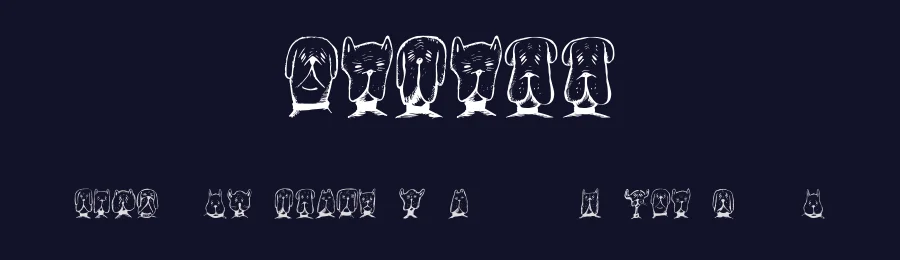Gebell by Vladimir Nikolic — Dingbats Font — thumbnail 2