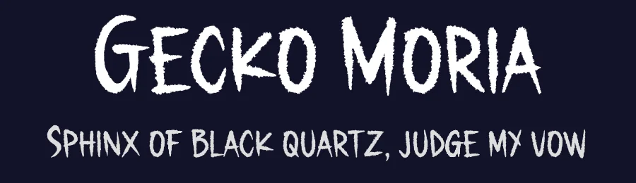 Gecko Moria by Allouse Studio — Decorative Font — thumbnail 2