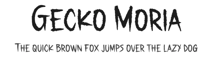 Gecko Moria by Allouse Studio — Decorative Font