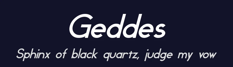 Geddes by Pixel Sagas — Sans Serif Font — thumbnail 2