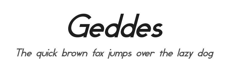 Geddes by Pixel Sagas โ Sans Serif Font