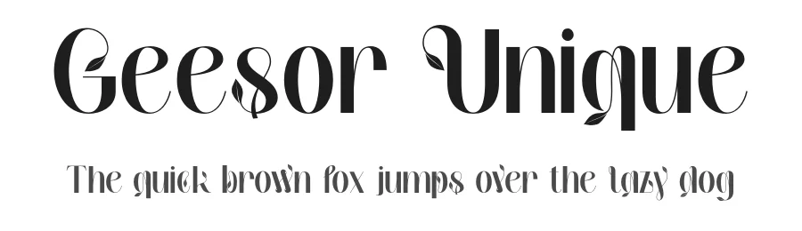 Geesor Unique