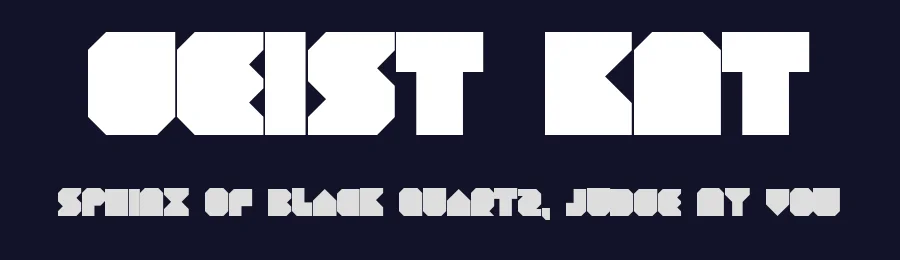 Geist Knt by Frederik Frede — Display Font — thumbnail 2