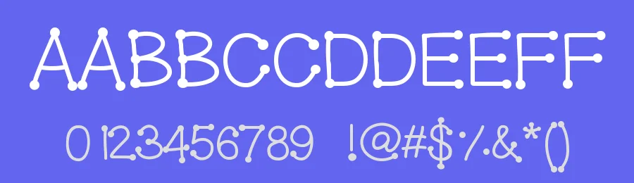 Gel Dotica by Shara Weber — Decorative Font — thumbnail 3