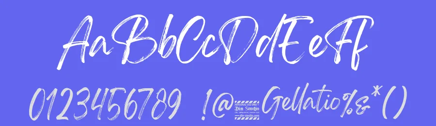 Gellatio by Din Studio — Script Handwritten Font — thumbnail 3