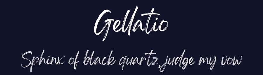 Gellatio by Din Studio — Script Handwritten Font — thumbnail 2