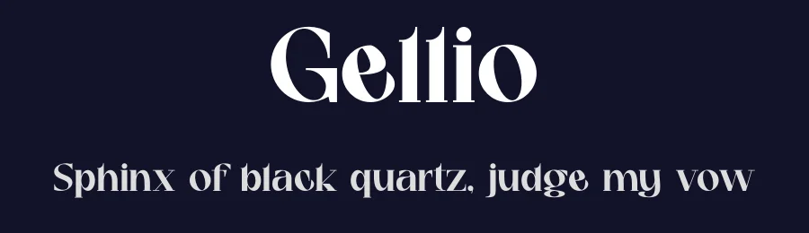 Gellio by Gilang Ternadho — Serif Font — thumbnail 2