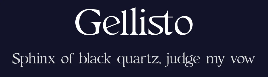 Gellisto by Font Kingdom — Serif Font — thumbnail 2
