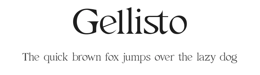 Gellisto by Font Kingdom — Serif Font