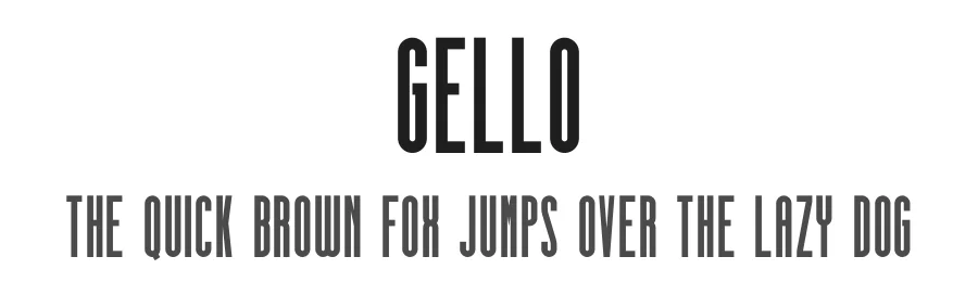 Gello by Linecreative — Sans Serif Font
