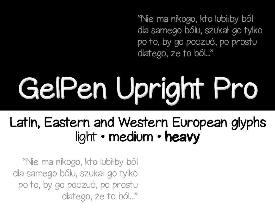 GelPen Upright Pro Font by Sharasfonts — Script Handwritten Font