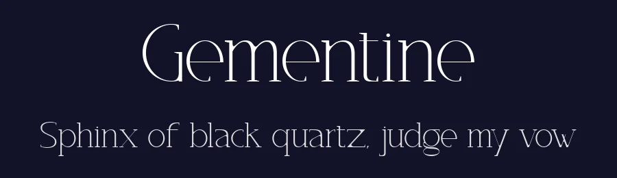 Gementine by Muksal Creative — Serif Font — thumbnail 2