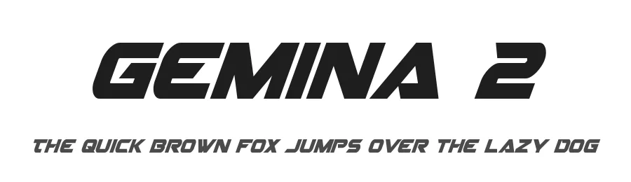 Gemina 2 by Iconian Fonts — Display Font