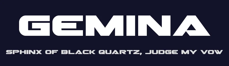 Gemina by Iconian Fonts — Display Font — thumbnail 2