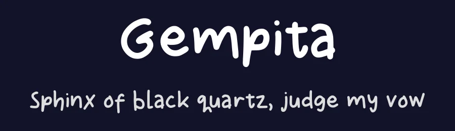 Gempita by Ach Syafii — Decorative Font — thumbnail 2