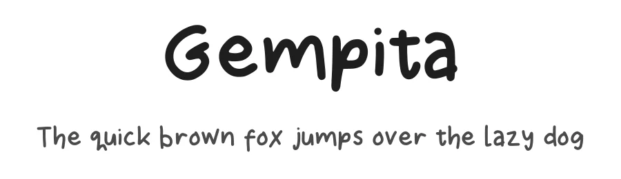 Gempita by Ach Syafii — Decorative Font