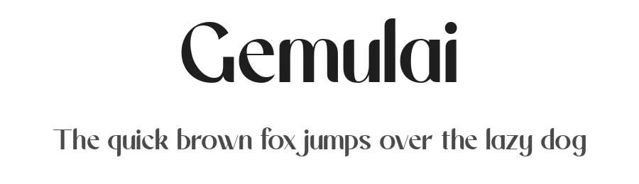 Gemulai by Prioritype Co — Sans Serif Font