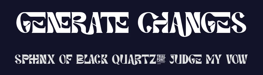 Generate Changes by 177Studio — Decorative Font — thumbnail 2