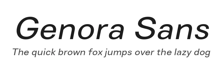 Genora Sans by Pixesia Studio — Sans Serif Font