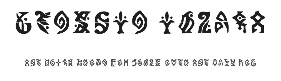 Genshin Impact by twts — Dingbats Font