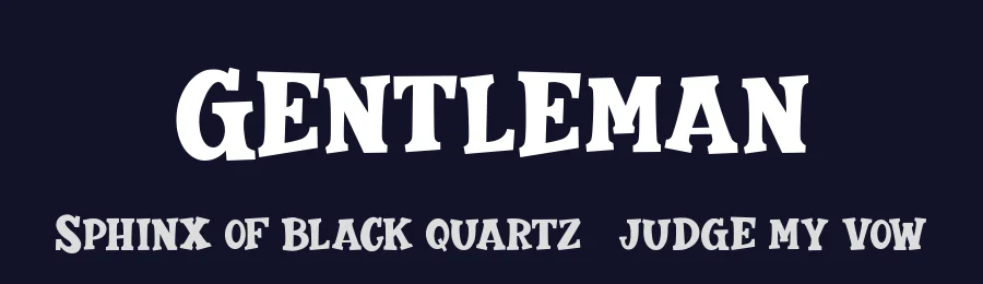 Gentleman by Creatype Studio — Decorative Font — thumbnail 2
