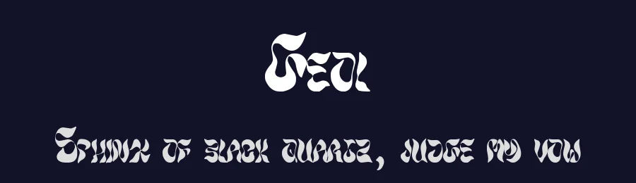 Geol by Azmi Naufal — Decorative Font — thumbnail 2