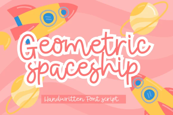 Geometric Spaceship Font by Ongtype co. — Script Handwritten Font