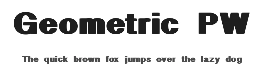 Geometric PW