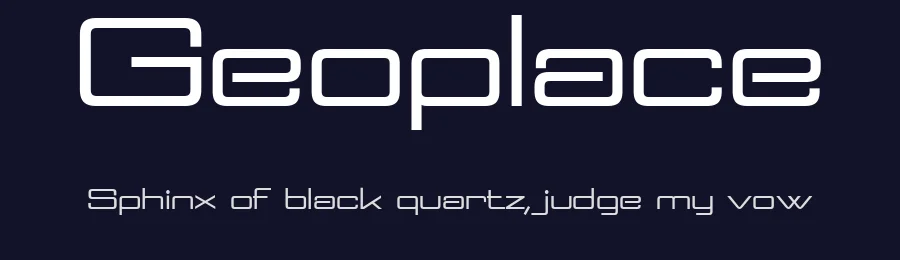 Geoplace by deFharo — Sans Serif Font — thumbnail 2