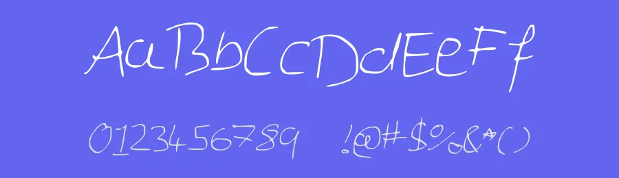 Georges Notes by George Streten — Script Handwritten Font — thumbnail 3