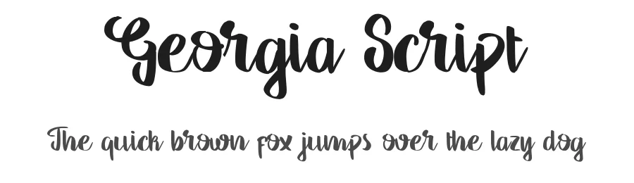Georgia Script by Debut Studio — Script Handwritten Font
