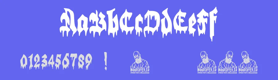 German Apocalypse by Woodcutter — Decorative Font — thumbnail 3