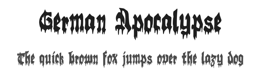 German Apocalypse