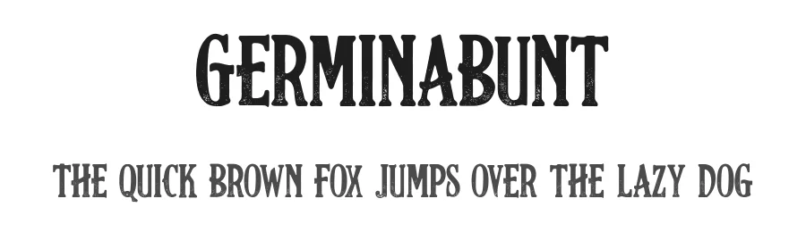 Germinabunt by Dald Sgh — Decorative Font