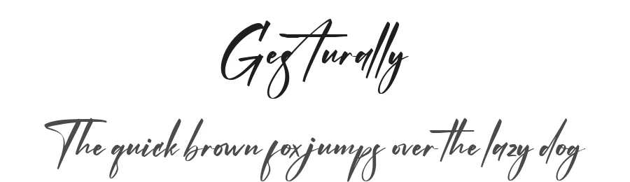 Gesturally